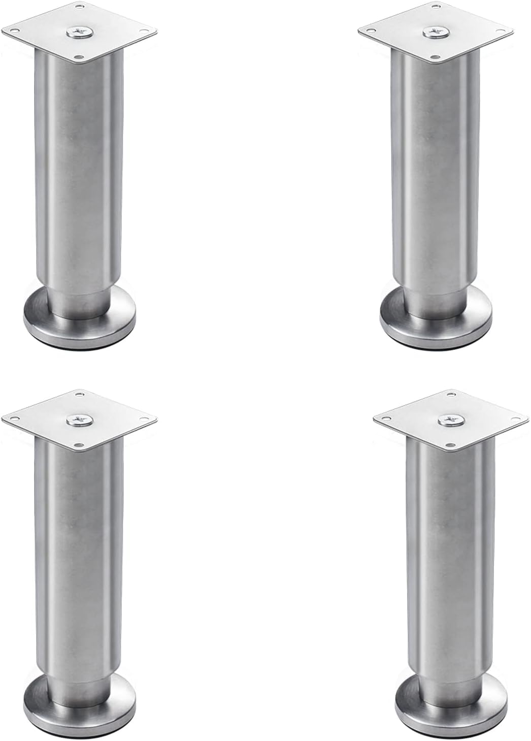 金属製調整可能な足 4個セット Amazon.co.jp: 家具用脚4本パック、ソファライザー足、調節可能な